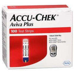 Accu-Chek Aviva Plus Test Strips, 100 Ct
