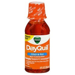 Vicks DayQuil Cold & Flu Relief Liquid, 8 fl oz