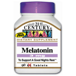 21st Century, Melatonin, 3 Mg, 90 Tablets