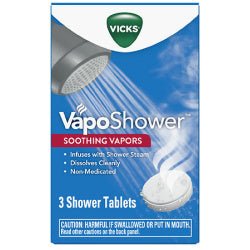 Vicks Vaposhower Soothing Vapors Tab 3ct