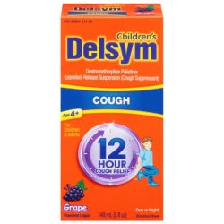 Delsym Cough Plus Chest Congestion DM Relief Cherry Taste Liquid   6 fl oz