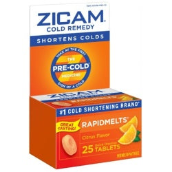 Zicam Rapidmelt Citrus 25ct