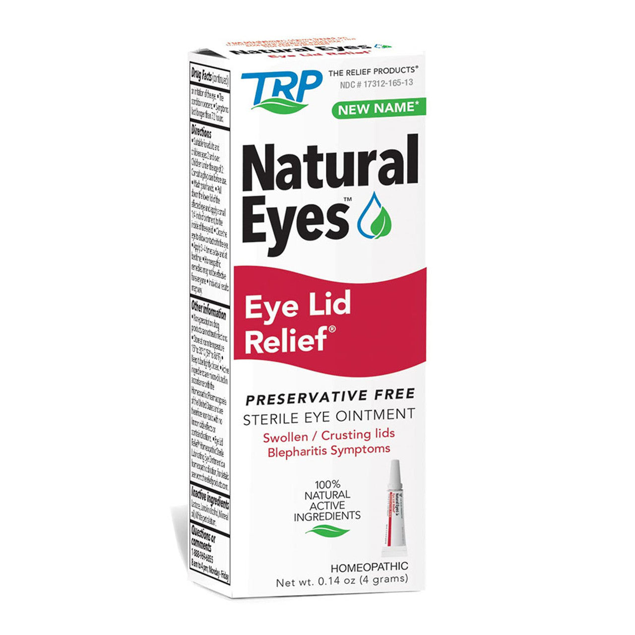 Trp Eye Lid Relief PM Ointment, 0.14 Oz