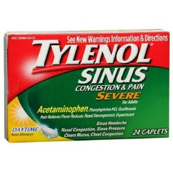 Tylenol Sinus Severe Day Caplet 24ct