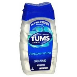 Tums Mint Regular 150ct Tab