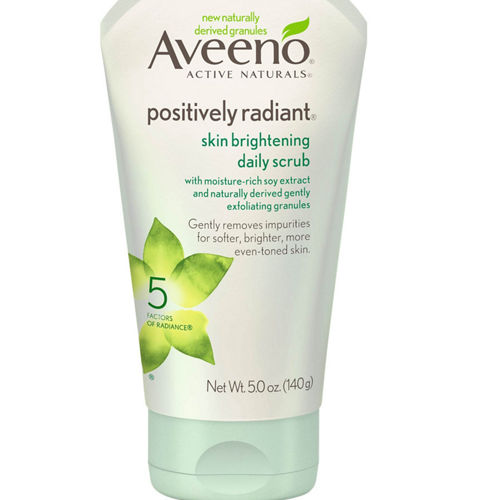Aveeno Positively Radiant Brightening & Exfoliating Face Scrub, 5 oz