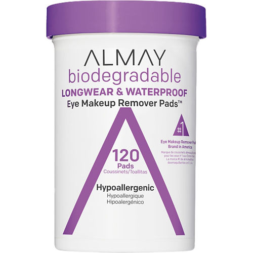Almay Biodegradable Longwear and Waterproof Eye Makeup Remover Pads