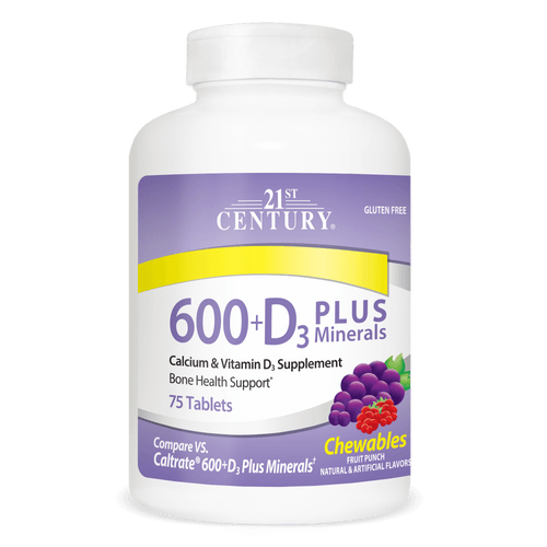 Calcium 600+D3 Plus Minerals Chewables