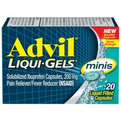 Advil Liqui-Gels Minis 200 MG Ibuprofen Capsules, 20 Ct | CVS