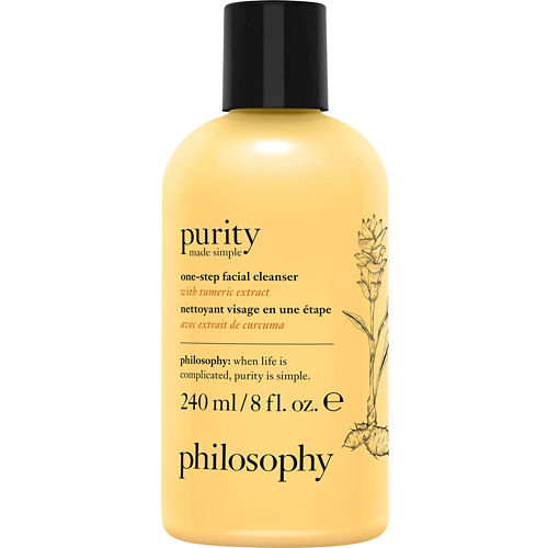 philosophy Purity Made Simple One Step Facial Cleanser with Turmeric Extract 8 oz.