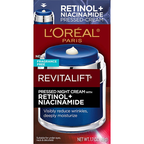 L'Oreal Paris Revitalift Pressed Night Moisturizer with Retinol