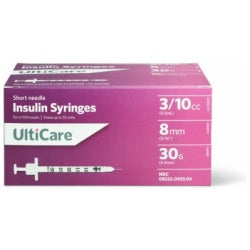 Ulticare Syringe 5 & 16 30Gx3 & 10Cc 100ct