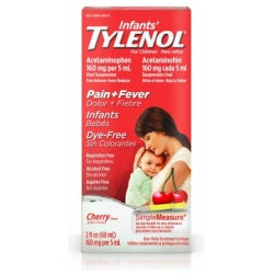 Tylenol Infant Dye-Free Cherry Syr 2 oz