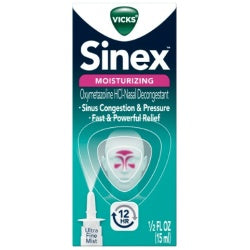 Vicks Sinex Moisture 12Hr Ultra Fine Spray .5 oz