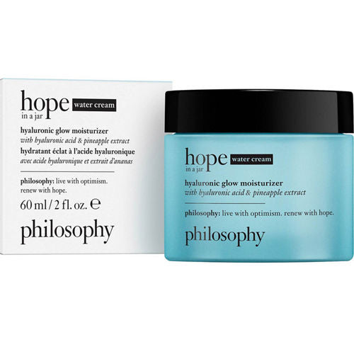 Philosophy Hope in a Jar Water Cream Hyaluronic Glow Moisturizer 2 oz.