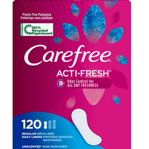 Carefree Acti-Fresh To-Go Regular Pantiliners 148 ct.