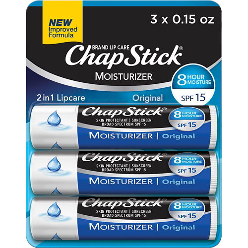 ChapStick Classic Original Lip Balm 3 pk.