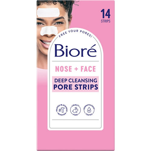 Biore Deep Cleansing Pore Nose and Face Strips 14 Ct.