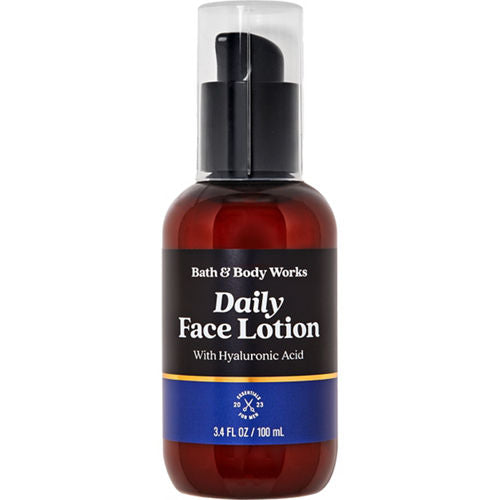 Bath & Body Works Men's Grooming Face Lotion with Hyaluronic Acid 3.4 oz.