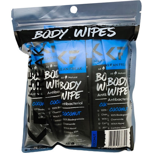 Klean Freak Body Wipe Coconut 12 ct.