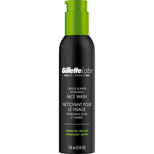 Gillette GilletteLabs Gentle and Rapid Hydrating Face Wash for Men 5 oz.