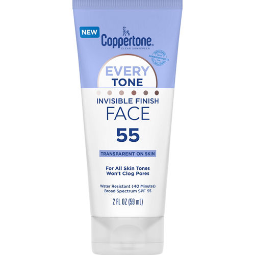 Coppertone Every Tone Face Lotion SPF 55, 2.5 oz.