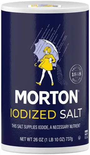 Morton Iodized Salt – Trusted Everyday Seasoning for Cooking & Baking