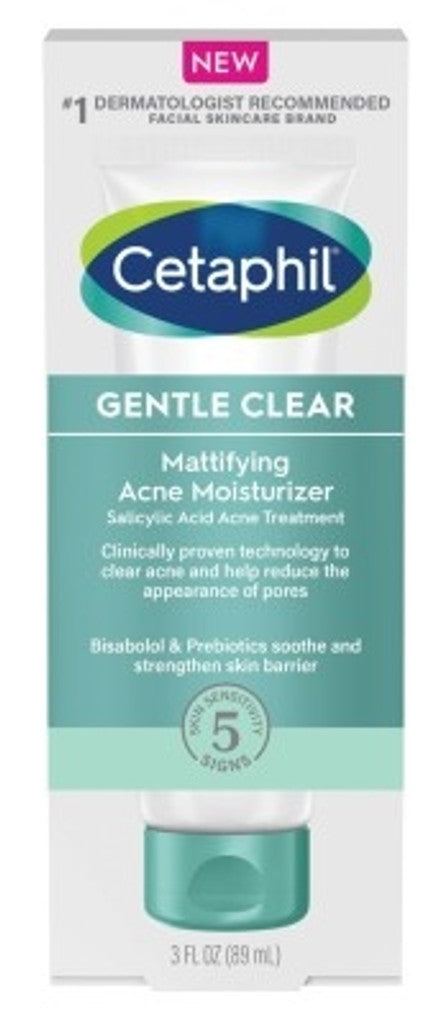 BL Cetaphil Gentle Clear Acne Moisturizer Mattifying 3oz - Pack of 3