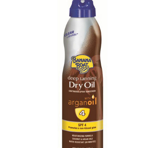 Banana Boat Clear UltraMist Dry Oil Spray Sunscreen with Argan Oil