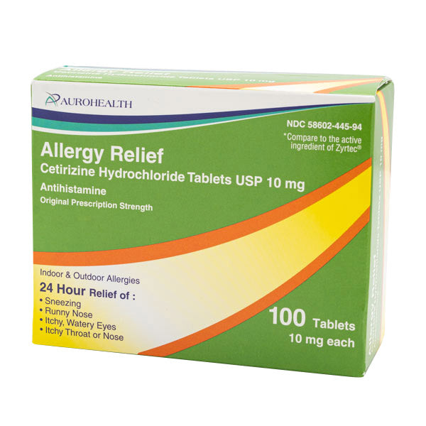 CETIRIZINE 10MG 100