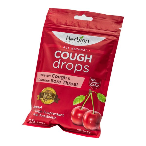 COUGH DROPS CHERRY 25