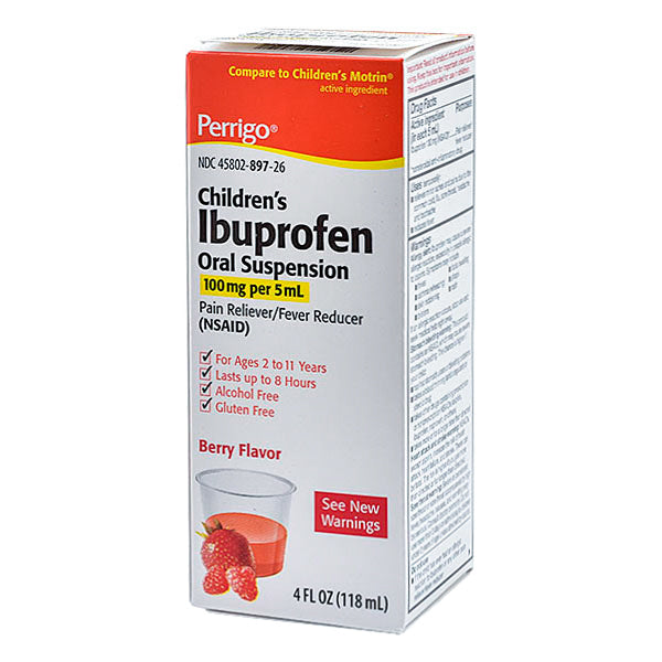 IBUPROFEN SUSP 100MG/5ML BERRY 118ML