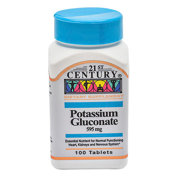 POTASSIUM GLUCONATE 595MG 100