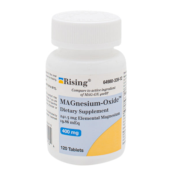 MAGNESIUM OXIDE 400MG 120