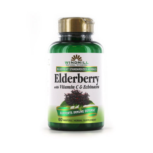 WINDMILL ELDERBERRY/Vitamin C & ECHINACIA 60 WAFER