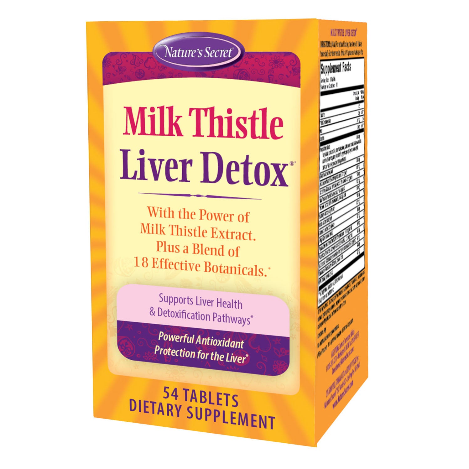 MILK THISTLE LIVER DETOX 150MG 54