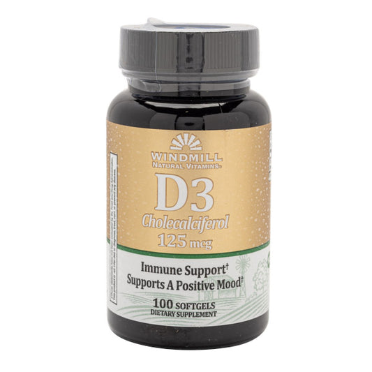 VITAMIN D3 125MCG 100