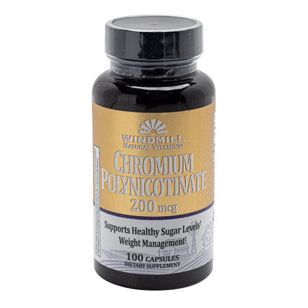 CHROMIUM POLYNICOTINATE 200MCG 100