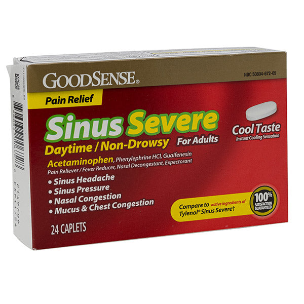 SINUS CONGESTION + PAIN SEVERE 24