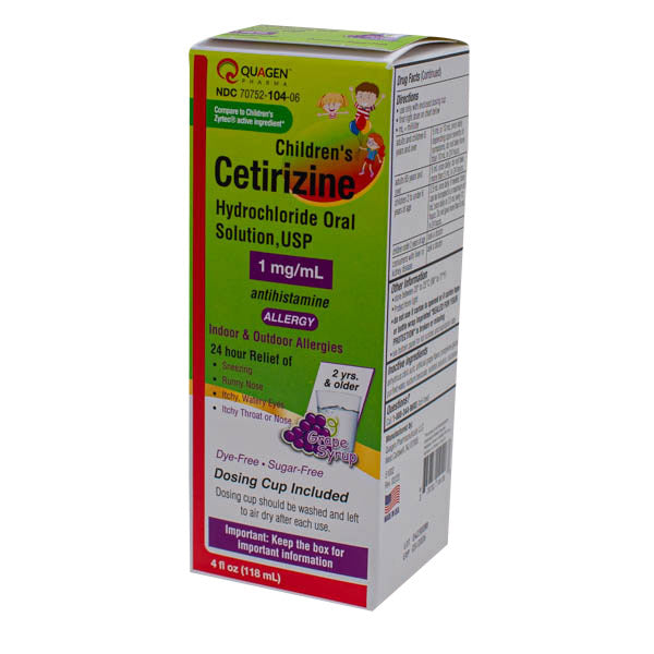 CETIRIZINE HCL OS 1MG/1ML 118ML