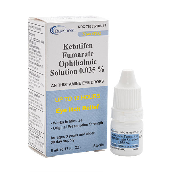 KETOTIFEN FUMARATE 0.035% SOL 5ML