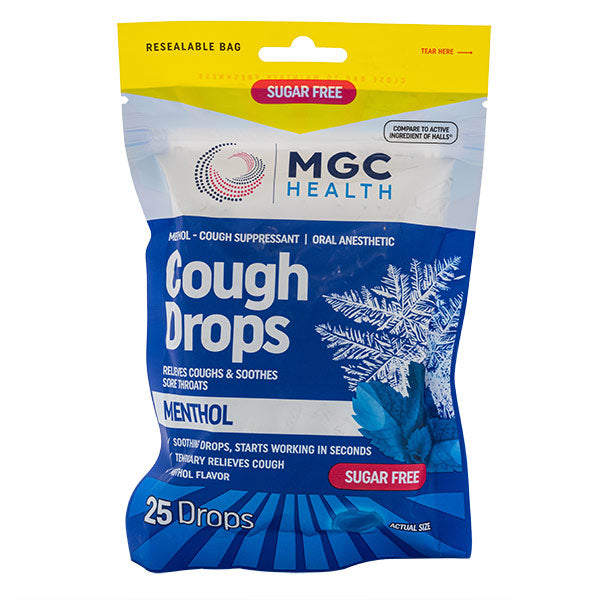COUGH DROPS MENTHOL SF 25