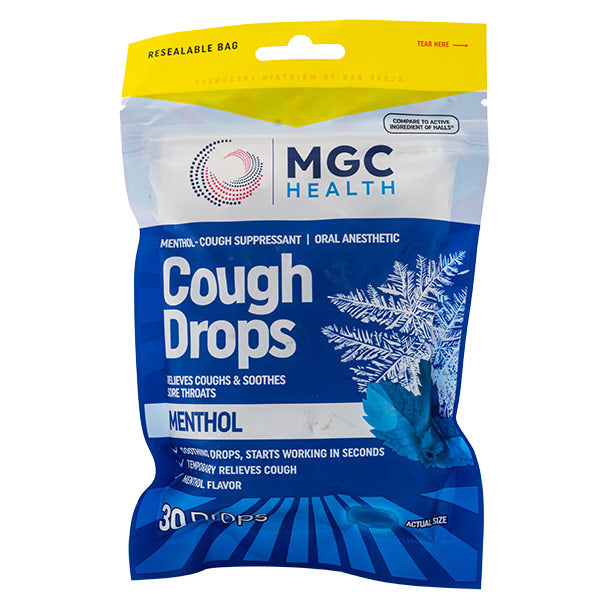COUGH DROPS MENTHOL 30