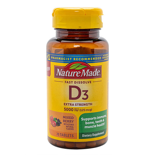 VITAMIN D3 5000IU / 125MCG 70