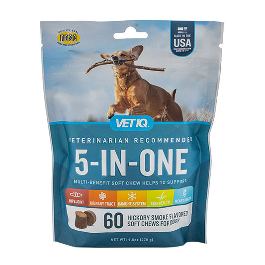 VETIQ 5-IN-1 MULTI-BNFT DOG CH 60