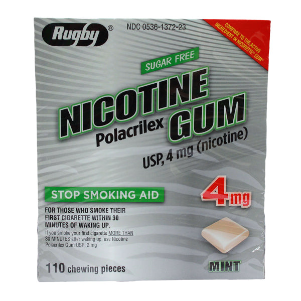 NICOTINE GUM 4MG STARTER MINT 110