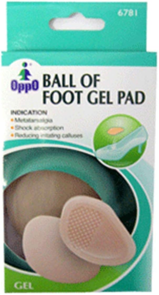Oppo Gel Ball Of Foot Pads, 6781 - 1 Pair
