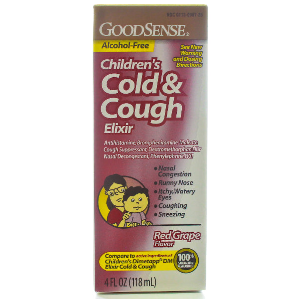 CHILDREN COUGH & COLD ELIXER 118ML