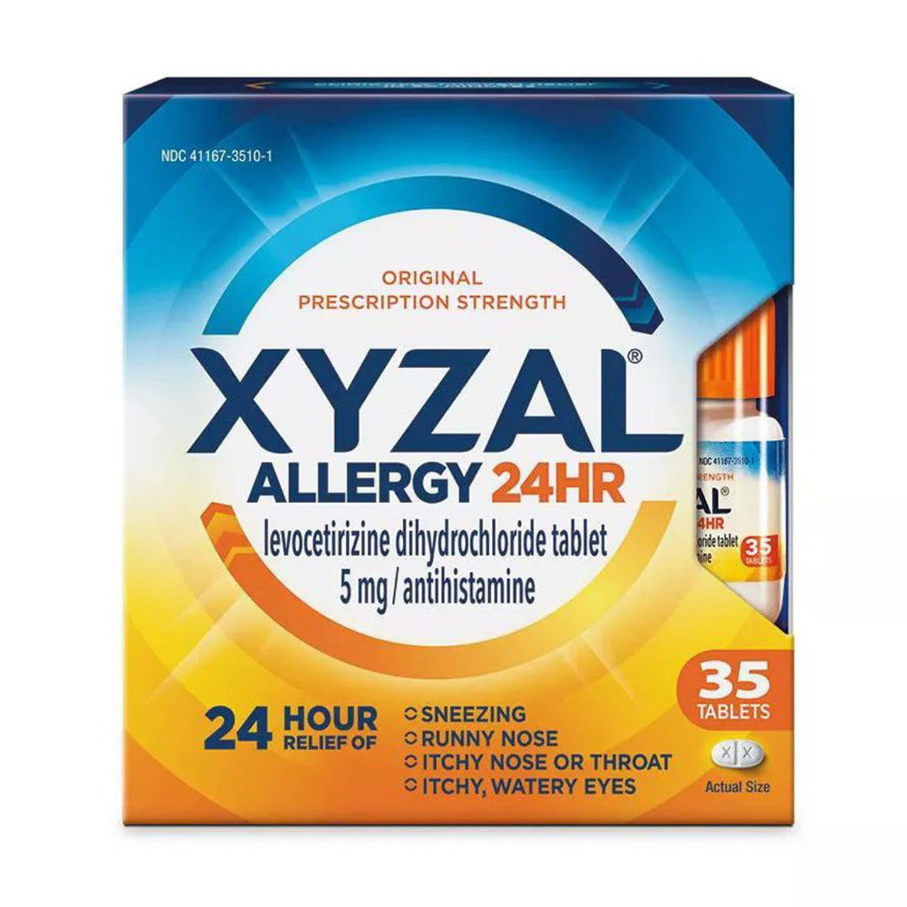 Xyzal Allergy 24 Hour Relief Of Tablets, 35 Ea