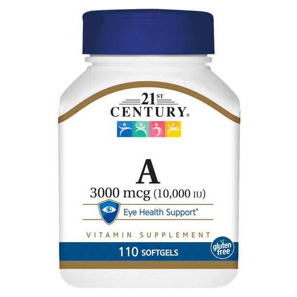 21ST CENTURY Vitamin A-10000IU 110 SOFT GEL